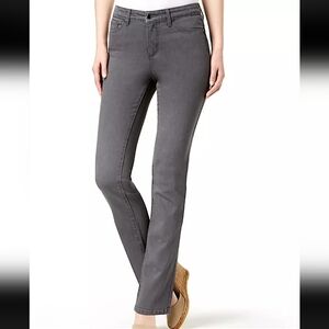 Charter Club Lexington Straight Gray Jeans Sz 14